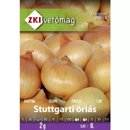 Stuttgarti vöröshagyma vetőmag, 2 g