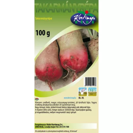 Takarmányrépa vöröshenger vetőmag, 100 g