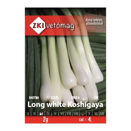 Long White Koshigaya hagyma vetőmag