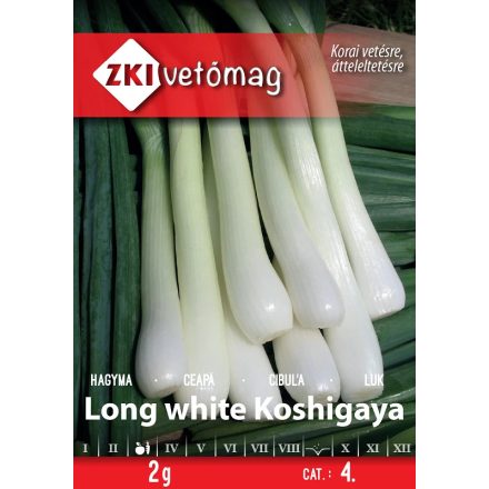 Long White Koshigaya hagyma vetőmag