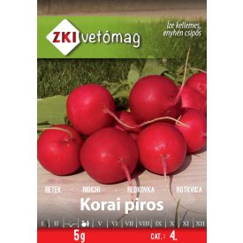 Korai piros retek vetőmag