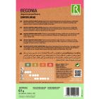 Folyton nyíló begónia vetőmag, színkeverék