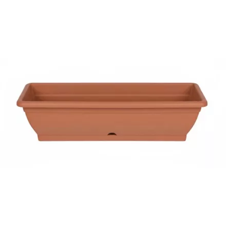 Dísz balkonláda + alj, 80 cm, vörös