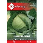 Júniusi óriás fejeskáposzta vetőmag, 2 g