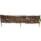 Wilborder természetes fonott szegély, ágyás kerítés, 0,3 m x 1 m 