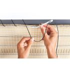 Fixing Cord tű és zsineg, 25 m, fekete 