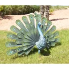Peacock dekoratív páva figura