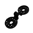 Fixatex kerek rögzítő kapocs szőtt árnyékoló hálókhoz, 15 db/cs, fekete