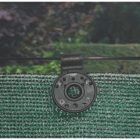 Fixatex kerek rögzítő kapocs szőtt árnyékoló hálókhoz, 15 db/cs, fekete