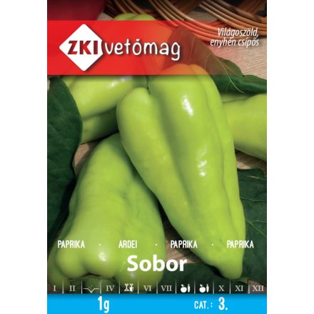 Sobor paprika vetőmag