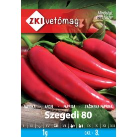 Szegedi 80 fűszerpaprika vetőmag