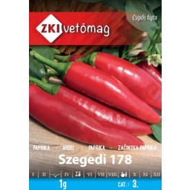 Szegedi 178 fűszerpaprika vetőmag