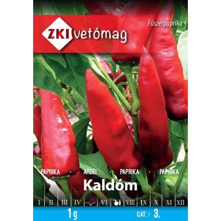 Kaldóm (Kaldom) fűszerpaprika vetőmag, 1 g