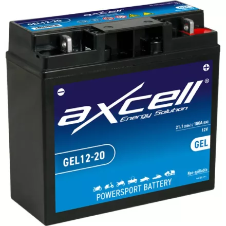AXCELL indítóakkumulátor 12V-20A (118120068/0 helyettesítő)