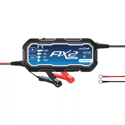 AXCELL akkumulátortöltő 2A 6V/12V