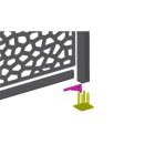 Basfix Floor fém rögzítő talp