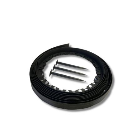 Flexible Edge rugalmas, műanyag gyepszegély szett, leszúró tüskével