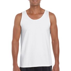 Gildan softstyle mens atléta, fehér, XXL