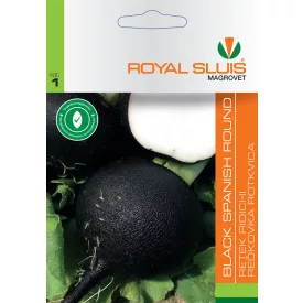 Black Spanish Round retek vetőmag, 3 g