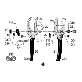 Felco gumi ütköző, 2 