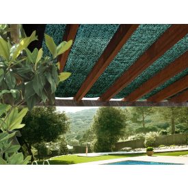 Sun-Net R7 70% szőtt árnyékoló háló,  3 m x 4 m, zöld