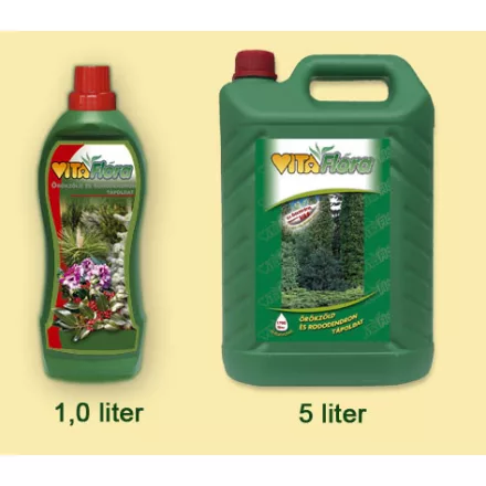 Vitaflora Örökzöld és Rhododendron tápoldat, 5 liter