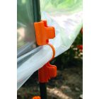 Clips klipsz fólia rögzítéséhez, 10 db, narancssárga