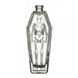 Koporsó alakú üveg palack, 200 ml