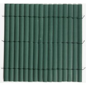   Plasticane szintetikus bambusz belátáskorlátozó félovális profillal, 1 m x 3 m, zöld