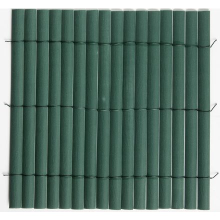 Plasticane szintetikus bambusz belátáskorlátozó félovális profillal, 1 m x 3 m, zöld