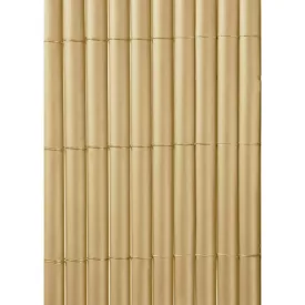   Plasticane szintetikus belátáskorlátozó félovális profillal, 1,5 m x 3 m, bambusz