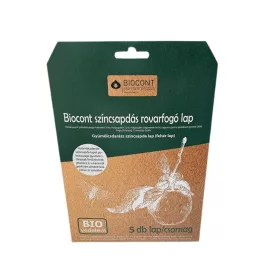 Biocont rovarfogó lap, fehér, 6 db/cs