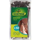 Bridfix gyorskötöző,14 cm, barna, 50 db