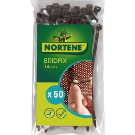 Bridfix gyorskötöző,14 cm, barna, 50 db