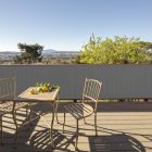 Panama természetes hatású belátáskorlátozó, 1 x 3 m, antracit