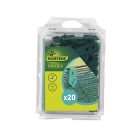 Fixatex rögzítő kapocs szőtt árnyékoló hálókhoz, 20 db/csomag, zöld