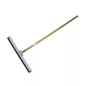 Alumínium vízlehúzó, 60 cm, fa nyéllel (K6)