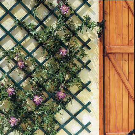 Trelliflex műanyag nyitható apácarács, 0,5 x 1,5 m, zöld 