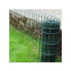 Bordure díszkerítés, műanyaggal bevont, 90 cm, zöld