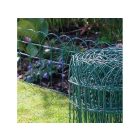 Bordure díszkerítés, műanyaggal bevont, 90 cm, zöld