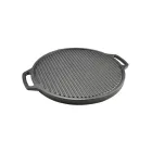 Öntöttvas grill lap, kerek, forgatható, 45 cm x 45 cm