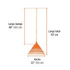 Truper lombseprű fa nyéllel, 22 ágú, 122 cm