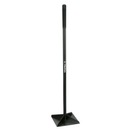 Truper döngölő, 25 cm  x 25 cm, 5,4 kg, 122 cm fém nyél 