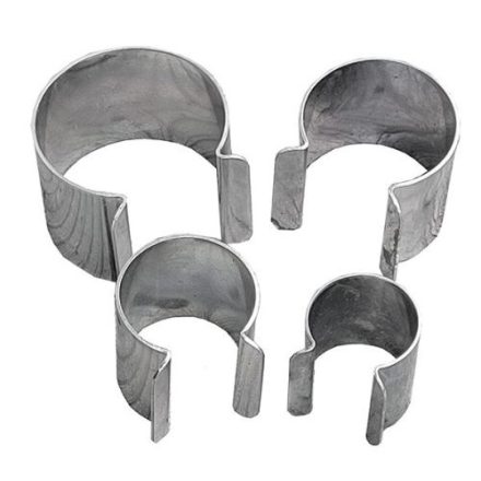 Fólia rögzítő bilincs, fém