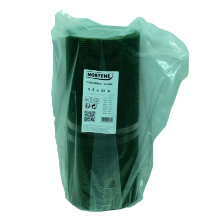 Cuadranet kerti rács, K-50/5, 0,5 m, zöld 