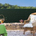 Privatex szintetikus pálmaháncs 100%, 1 m x 3 m, zöld