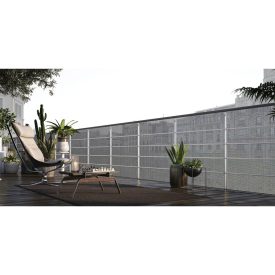 Square műanyag kertirács, 0,5 m x 5 m, antracit