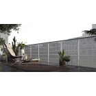 Square műanyag kertirács, 1 m x 5 m, antracit 