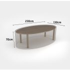 Covertop mérsékelten vízálló bútortakaró szövet 