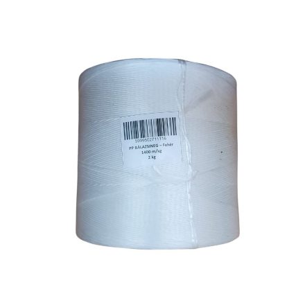 Bálakötöző zsineg, PP, 1400 m/kg, fehér, 2 kg 